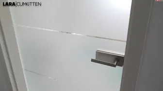Lara CumKitten STRAPS QUICKIE in der Dusche Piss Fick AO bis zum Creampie 15.04.18