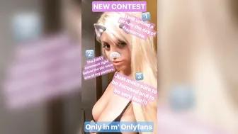 Blondie Fesser onlyfans New contest right tomorrow. Only for my Exclusive fans here! Love you so much guys!! 2019-08-15