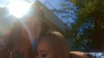 Brenna Sparks aka brennasparks onlyfans_(2021-04-20) Happy 420  backyard threesome video with @kaiia_eve ful