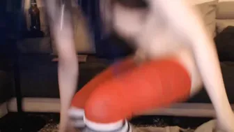Katie Kat aka kati3kat onlyfans Graceful bitch fucks both holes