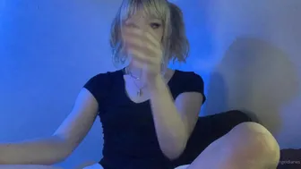 Angelגs Diary aka angeldiaries onlyfans Curvy slut caresses pussy through panties